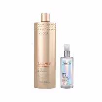 Imagem do produto KIT CADIVEU BLONDE RECONSTRUCTOR KEEPER MÁSCARA 1000ML + FINAL STYLE ÓLEO CAPILAR 110ML