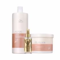 Imagem do produto Wella Fusion Kit Sha 1000ml+ Masc 500g+ Oil Reflection 100ml