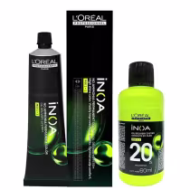 Imagem do produto Kit L'Oréal Professionnel Inoa Tintura 60gr + Mini Oxidante 60ml - Coloração nº 7 - Louro