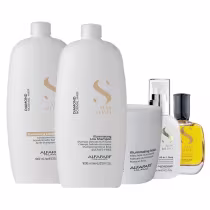 Imagem do produto Kit Alfaparf Milano Professional Semi Di Lino Diamond Profissional - 5 Produtos