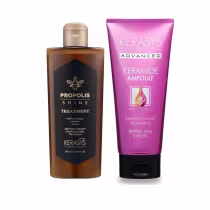 Imagem do produto Kerasys Kit ( Tratamento Própolis Shine 180ml + Máscara Keramide Damage 200ml )