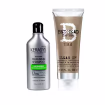 Imagem do produto Kit (Kerasys Shampoo Cleansing 180ml + Bed Head  Conditioner For Man 200ml)