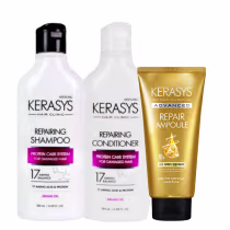 Imagem do produto Kerasys Kit Repairing Argan Oil (Sh 180ml + Cond 180ml) + Máscara Repair 300ml