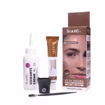 Imagem do produto Kit Tintura Sobrancelhas e Barba com Oxidante 10g  Castanho Claro  - Beautify Pro
