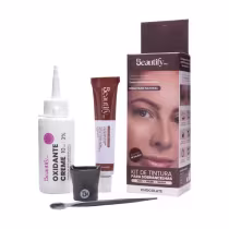Imagem do produto Kit Tintura Sobrancelhas e Barba com Oxidante 10g  Chocolate   - Beautify Pro