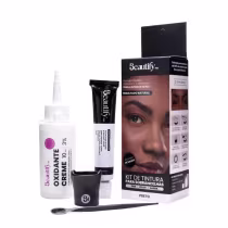 Imagem do produto Kit Tintura Sobrancelhas e Barba com Oxidante 10g  Preto   - Beautify Pro