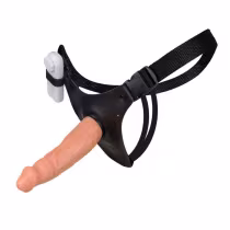 Imagem do produto Cinta Peniana Com Prótese e Vibrador De 16 x 3,4 Cm – La Pimienta