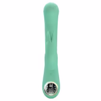 Imagem do produto Vibrador Rabbit Lamar Pretty Love Estimulador de Clitóris e Ponto G em Silicone 22cm x 4cm Recarregável Verde Água