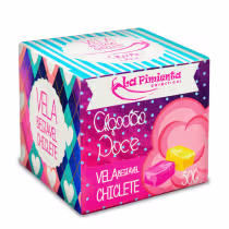 Imagem do produto Vela Beijável Algodão Doce Sabor Chiclete - 50g La Pimienta