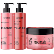 Imagem do produto Kit Sabonete Liquido + Esfoliante + Hidratante Corpo E Rosto Labotrat Cheiro De Fruta Melancia 300g