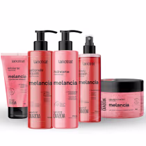 Imagem do produto Kit Banho Premium Labotrat Melancia Completo 5 Produtos Corpo E Rosto Cheiro De Fruta Esfoliante