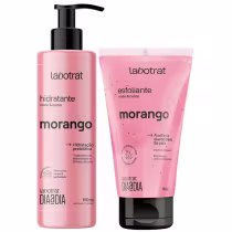 Imagem do produto Kit Hidratante + Esfoliante Corpo E Rosto Labotrat Dia A Dia Cheiro De Fruta Morango 190ml