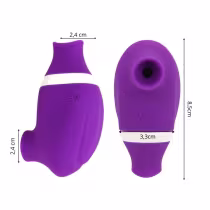 Imagem do produto Sugador de Clitoris com Linguinha 7 Velocidades Recarregável Similar Sensevibe Lick