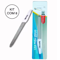 Kit NYBC Beauty Lixa para Unhas Pequena, 8 unidades.