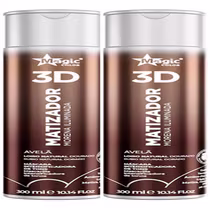 Imagem do produto Kit 2 Matizador Magic Color Morena Iluminada Avelã - 300ml