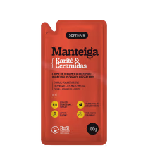 Sachê Refil Manteiga de Karité e Ceramidas Soft Hair 100g