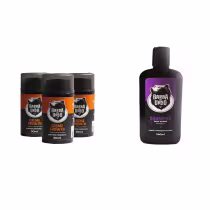 Imagem do produto Kit Barba de Urso Creme Growth Shampoo Squad (4 Produtos)