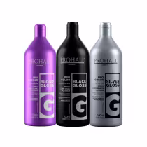 Imagem do produto Kit Matizador Prohall Loiro Branco + Loiro Cinza + Perolado