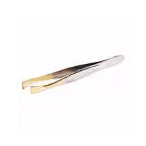 Imagem do produto Pinça Solingen Edel 9cm Banhada A Ouro Larga 2231