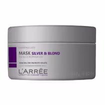 Imagem do produto L'ARRËE Silver & Blond Máscara Matização Acidificante Cabelos Loiros Descoloridos e Grisalhos Vegano 250g