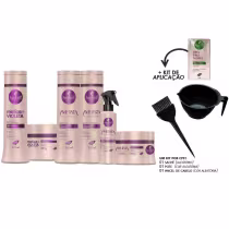 Imagem do produto Desamarelador Haskell + Matizador Roxo + Kit de Aplicação