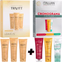 Imagem do produto Kit Trivitt Home Care Com Leave-in e Kit Cronograma Capilar