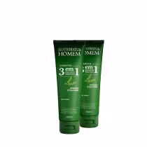 Imagem do produto Kit Bio Extratus Homem 3 em 1 - Shampoo 250ml (2 unidades)