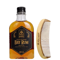 Imagem do produto Kit You Man Grooming Balm Bay Rum Pós Barba + Pente (2 Produtos)