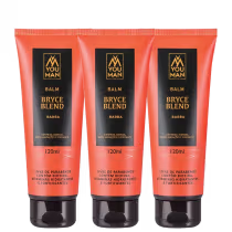 Imagem do produto Kit com 3 unidades Balm Fortificante Barba | Bryce Blend | 120ml cada
