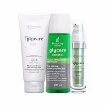 Imagem do produto Kit Facial Mantecorp Glycare - Sabonete de Limpeza Profunda e Solução Antioleosidade e Sérum 30ml