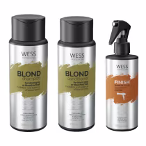 Imagem do produto Kit Wess Blond SH 250ml + Cond 250ml  + Finish 250ml