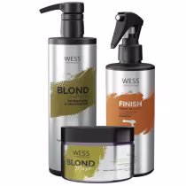 Imagem do produto Kit Wess Blond SH 500ml + Mask 200ml + Finish 250ml