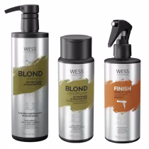 Imagem do produto Kit Wess Blond SH 500ml + Cond 250ml + Finish 250ml