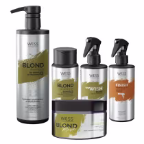 Imagem do produto Wess Blond SH500ml+CD250ml+WishM.260ml+Mask200ml+Finish250ml