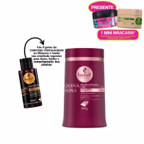 Imagem do produto Haskell Quina Rosa Máscara + Ampola Capilar + mini máscara