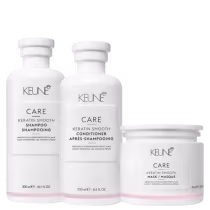 Imagem do produto Keune Care Keratin Smooth Kit Shampoo 300ml + Condicionador 250ml+ Máscara 200ml
