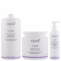 Imagem do produto Keune Care Blonde Savior Kit Shampoo 1000ml + Máscara 500ml + Leave in 140ml