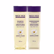 Imagem do produto NICK VICK NUTRI CLAREADOR SHAMPOO E CONDICIONADOR