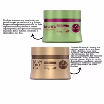 Imagem do produto Cronograma Haskell Máscaras Mandioca + Bananeira 300g