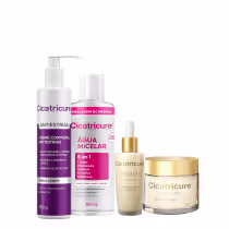 Imagem do produto Kit Cicatricure Antiestrias Água Micelar Gold Lift Diurno e Anti  Idade (4 produtos)
