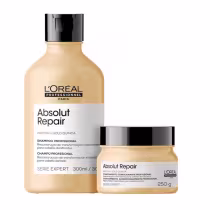Imagem do produto Kit Loréal Profissionnel Gold Quinoa Shampoo e Máscara