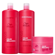 Imagem do produto Kit Wella Professionals Invigo Color Brilliance Salon Combo (3 Produtos)