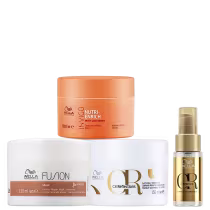 Imagem do produto Kit Wella Professionals Cronograma Capilar Home Shine Care (4 Produtos)