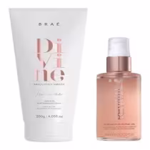 Imagem do produto Braé divine leave in ten in one 200g + óleo gorgeous 60ml