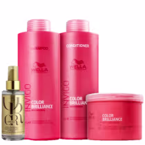Imagem do produto Kit Wella Professionals Brilliance Combo Salon Oil (4 Produtos)
