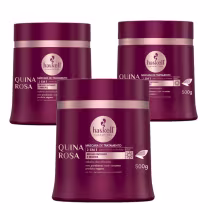 Imagem do produto Kit Haskell Quina Rosa - Máscara 500g (3 unidades)