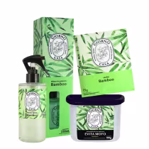 Imagem do produto Kit Giorno Casa Sentire Bene Bamboo Difusor Sachê Home Spray e Desumidificador (4 produtos)