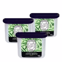 Imagem do produto Kit Giorno Casa Sentire Bene Evita Mofo Bamboo - Desumidificador de Ambientes 100g (3 unidades)