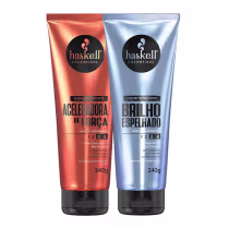 Imagem do produto Kit Haskell Super Máscara Aceleradora de Força + Supermáscara Brilho Espelhado