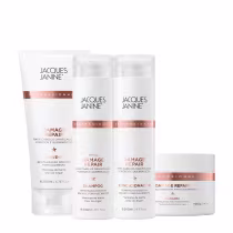 Imagem do produto Kit Jacques Janine Damage Repair Shampoo Condicionador Máscara e Leave-in (4 produtos)